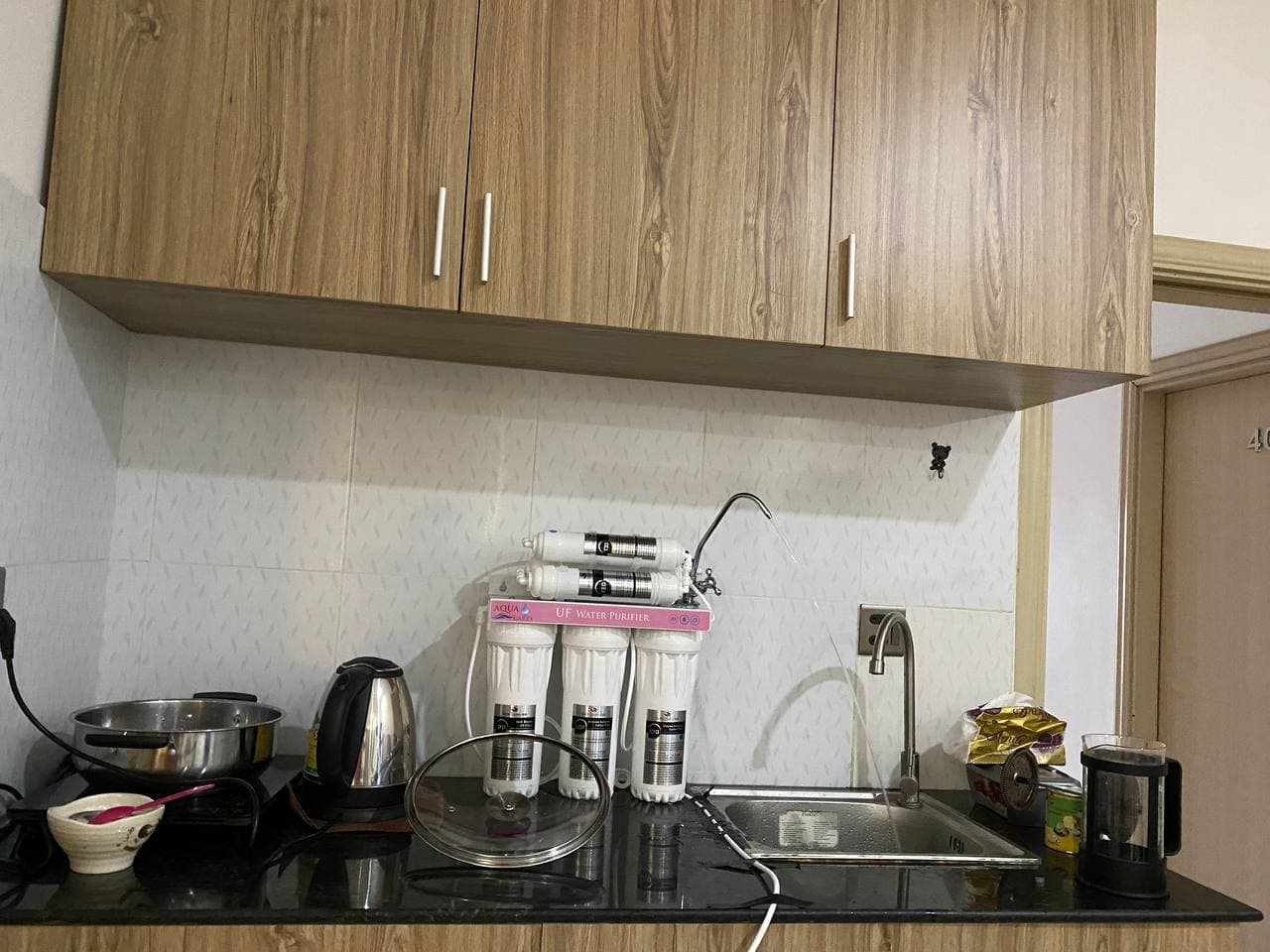 Water Purifier Installation on Cabinet