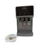 Grey INV-TS-31-GRO RO water purifier with water tubing and connection fittings